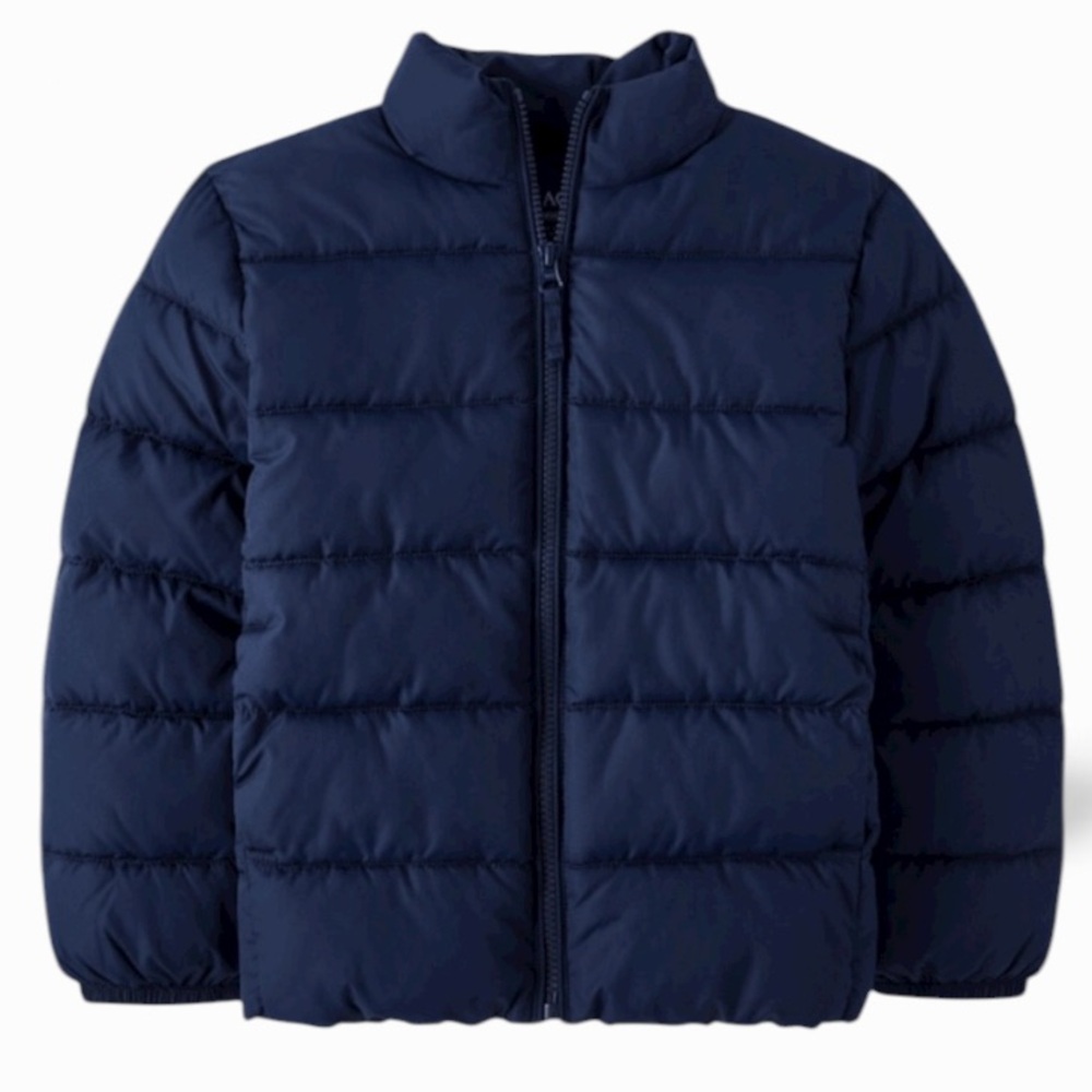 NWT Children’s place new size 16 Navy Blue Kids Puffer Jacket